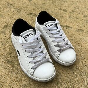 Lacoste Carnaby White/Blue Pro Sneakers Toddler Size 11